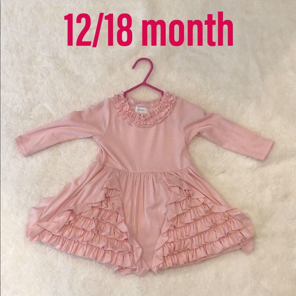 Lemon Loves Lime Zoe Pink Dress 12/18 mo
